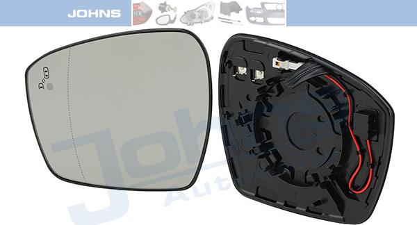 Johns 32 76 37-83 - Sticla oglinda, oglinda retrovizoare exterioara aaoparts.ro