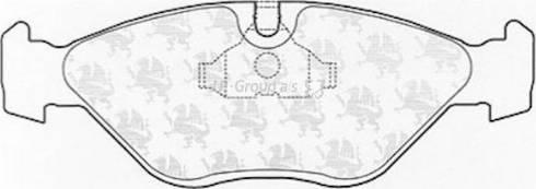 JP Group 4563600110 - Set placute frana,frana disc aaoparts.ro