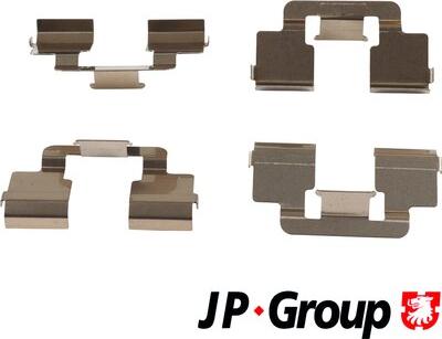 JP Group 4164003410 - Set accesorii, placute frana aaoparts.ro