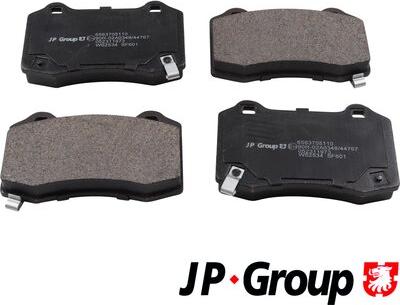 JP Group 6563705110 - Set placute frana,frana disc aaoparts.ro
