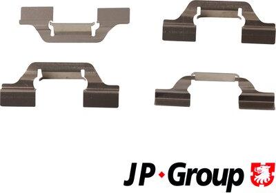 JP Group 1164006610 - Set accesorii, placute frana aaoparts.ro
