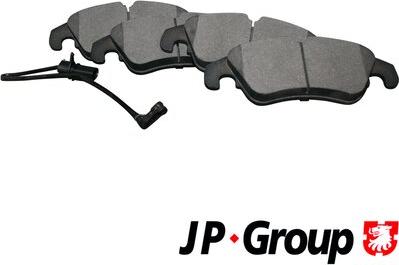 JP Group 1163606910 - Set placute frana,frana disc aaoparts.ro