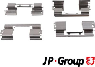 JP Group 1264005610 - Set accesorii, placute frana aaoparts.ro