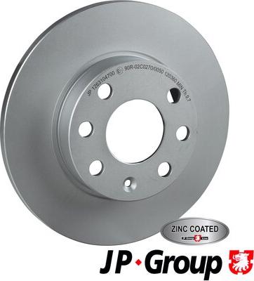 JP Group 1263104700 - Disc frana aaoparts.ro