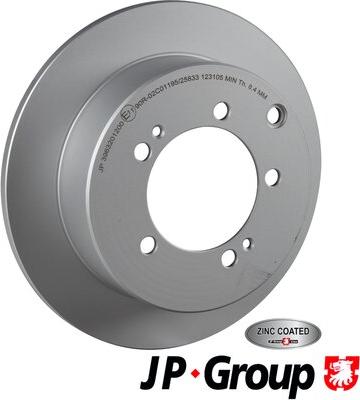 JP Group 3963201200 - Disc frana aaoparts.ro