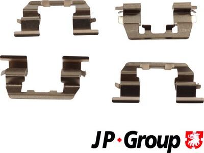 JP Group 3564003410 - Set accesorii, placute frana aaoparts.ro