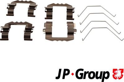 JP Group 3164002810 - Set accesorii, placute frana aaoparts.ro