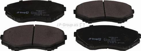 JP Group 3863601010 - Set placute frana,frana disc aaoparts.ro