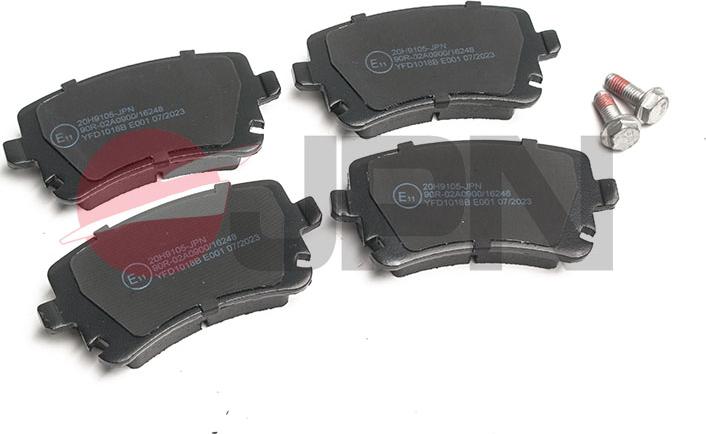 JPN 20H9105-JPN - Set placute frana,frana disc aaoparts.ro