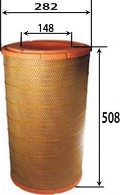 JS Asakashi A0529 - Filtru aer aaoparts.ro