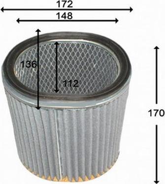 JS Asakashi A332J - Filtru aer aaoparts.ro