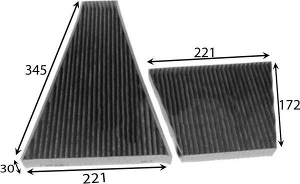 JS Asakashi AC0018CSET - Filtru, aer habitaclu aaoparts.ro