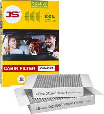 JS Asakashi AC0145BSET - Filtru, aer habitaclu aaoparts.ro