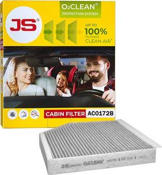 JS Asakashi AC0172B - Filtru, aer habitaclu aaoparts.ro