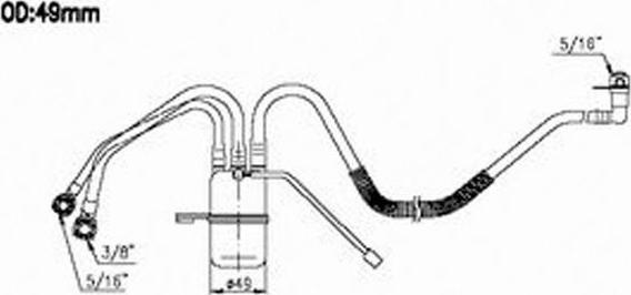 JS Asakashi FS117J - Filtru combustibil aaoparts.ro