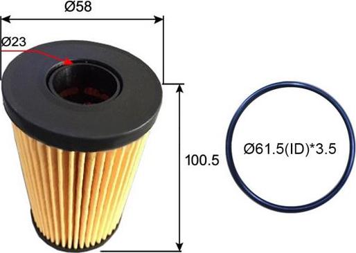JS Asakashi OE0129 - Filtru ulei aaoparts.ro