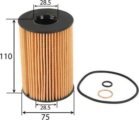 JS Asakashi OE32001 - Filtru ulei aaoparts.ro