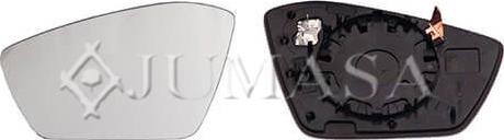 Jumasa 55334727 - Sticla oglinda, oglinda retrovizoare exterioara aaoparts.ro