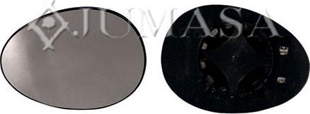 Jumasa 55322204 - Sticla oglinda, oglinda retrovizoare exterioara aaoparts.ro