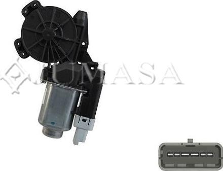 Jumasa ZR ZAO147 L C - Electromotor, macara geam aaoparts.ro