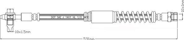 Juratek JBH1152 - Furtun frana aaoparts.ro