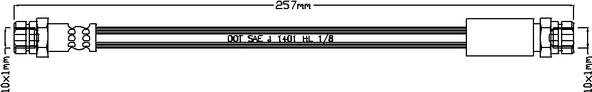 Juratek JBH1119 - Furtun frana aaoparts.ro
