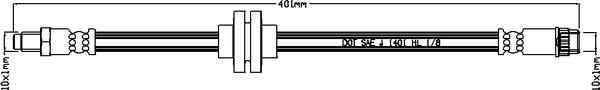 Juratek JBH1261 - Furtun frana aaoparts.ro