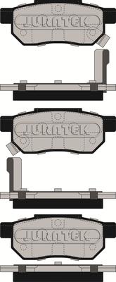 Juratek JCP621 - Set placute frana,frana disc aaoparts.ro