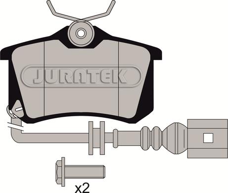 Juratek JCP1645 - Set placute frana,frana disc aaoparts.ro