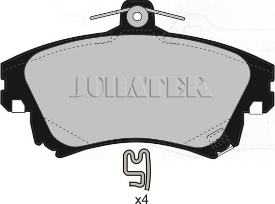 Juratek JCP1384 - Set placute frana,frana disc aaoparts.ro