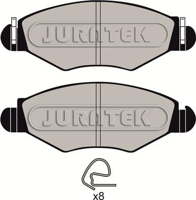 Juratek JCP1378 - Set placute frana,frana disc aaoparts.ro