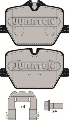Juratek JCP8577 - Set placute frana,frana disc aaoparts.ro