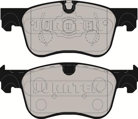 Juratek JCP8062 - Set placute frana,frana disc aaoparts.ro