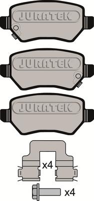 Juratek JCP8082 - Set placute frana,frana disc aaoparts.ro