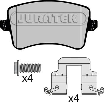 Juratek JCP8149 - Set placute frana,frana disc aaoparts.ro