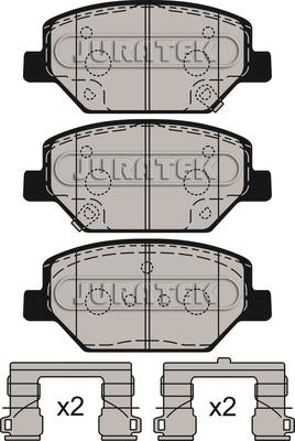 Juratek JCP8159 - Set placute frana,frana disc aaoparts.ro