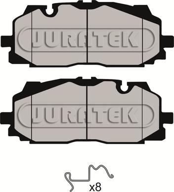 Juratek JCP8163 - Set placute frana,frana disc aaoparts.ro