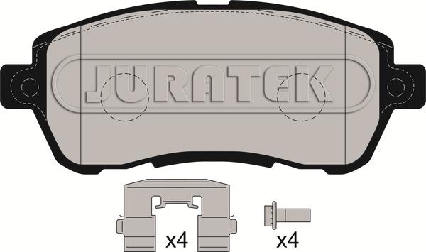 Juratek JCP8211 - Set placute frana,frana disc aaoparts.ro