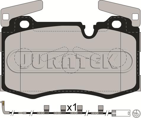 Juratek JCP8232 - Set placute frana,frana disc aaoparts.ro