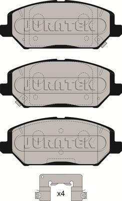 Juratek JCP8270 - Set placute frana,frana disc aaoparts.ro