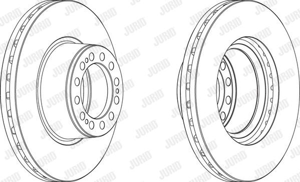 Jurid 569001J - Disc frana aaoparts.ro