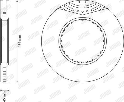 Jurid 569149J - Disc frana aaoparts.ro