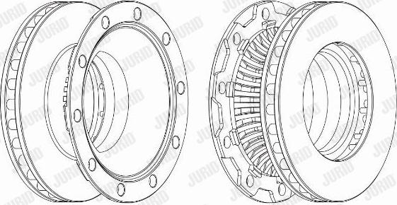 Jurid 569145J - Disc frana aaoparts.ro