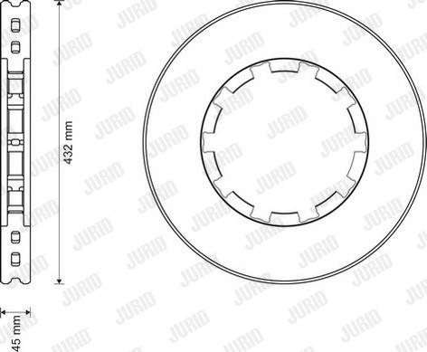 Jurid 569157J - Disc frana aaoparts.ro