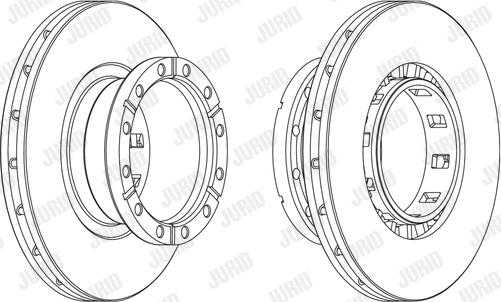 Jurid 569161J - Disc frana aaoparts.ro