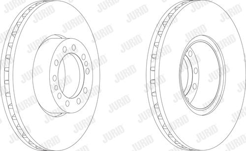 Jurid 569113J - Disc frana aaoparts.ro