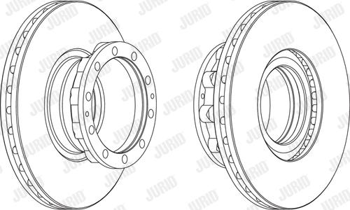 Jurid 569133J - Disc frana aaoparts.ro