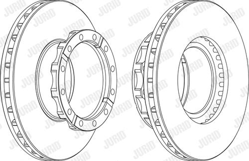 Jurid 569125J - Disc frana aaoparts.ro