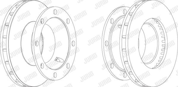 Jurid 569123J - Disc frana aaoparts.ro