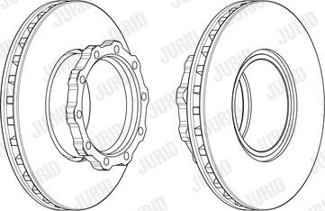 Jurid 569174J - Disc frana aaoparts.ro